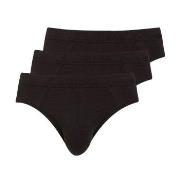 Jockey 3P Cotton Plus Brief Svart Medium Herre