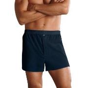 Jockey Woven Poplin Boxer Shorts Mørkblå bomull Medium Herre