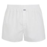 Jockey Woven Poplin Boxer Shorts Hvit bomull Large Herre