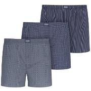 Jockey 3P Woven Soft Poplin Boxer Shorts Marine bomull Small Herre