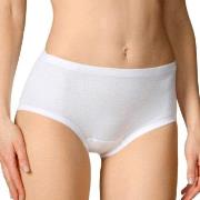 Calida Truser Midislip Brief Hvit bomull 38 Dame