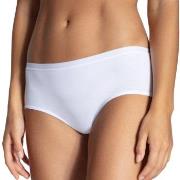 Calida Truser Natural Comfort Hipster Hvit bomull Small Dame