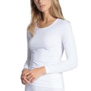 Calida Natural Comfort Top Long Sleeve Hvit bomull Small Dame