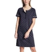 Calida Night Lovers Sleepshirt Mørkblå bomull Small Dame