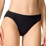 Calida Truser Slip/Hosen Minislip Black Svart bomull Medium Dame