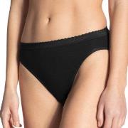 Calida Truser Slip/Hosen Minislip Black Svart bomull X-Small Dame
