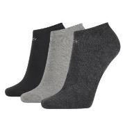 Calvin Klein Strømper 3P Chloe Cotton CK Logo Liner Socks Grå Strl 37/...