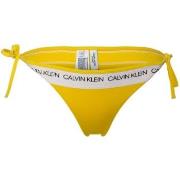 Calvin Klein CK Logo String Side Tie Bikini Gul Small Dame