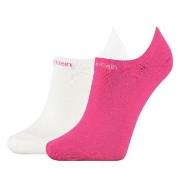 Calvin Klein Strømper 2P Leanne Coolmax Gripper Liner Socks Rosa/Hvit ...