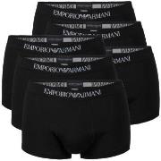 Armani Pure Cotton Trunks 6P Svart bomull Medium Herre