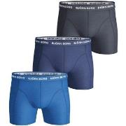 Björn Borg 3P Essential Shorts Marine/Blå bomull XX-Large Herre