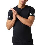 Björn Borg Performance Tee Svart polyester Small Herre