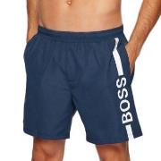 BOSS Badebukser Dolphin Recycled Swim Shorts Mørkblå polyester Large H...