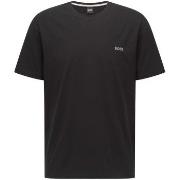BOSS Mix and Match T-shirt With Logo Svart bomull Medium Herre