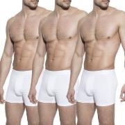 Bread and Boxers Boxer Briefs 3P Hvit økologisk bomull X-Large Herre