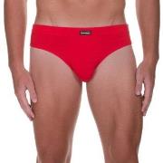 Bruno Banani Check Line 2.0 Sports Brief Rød polyamid Small Herre