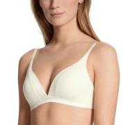 Calida BH Cate Triangle Soft-Bra Hvit bomull C 75 Dame