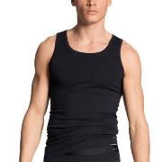 Calida Cotton Code Athletic Shirt Svart bomull Medium Herre