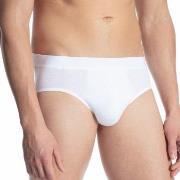 Calida Cotton Code Brief Hvit bomull Large Herre