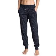 Calida Favourites Dreams Pants With Cuff Mørkblå bomull Medium Dame