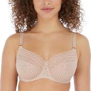 Freya BH Viva Underwire Side Support Lace Bra Beige polyamid G 75 Dame