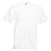 Fruit of the Loom Valueweight Crew Neck T Hvit bomull XX-Large Herre