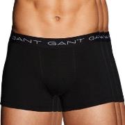 Gant 3P Essential Basic CS Trunks Svart bomull Large Herre