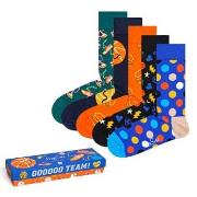 Happy socks Strømper 5P Game Day Gift Box Mixed bomull Str 36/40