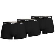 BOSS 6P Cotton Stretch Trunks Svart bomull XX-Large Herre