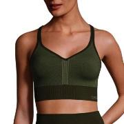 Casall BH Seamless Sports Top Mørkgrørnn  Small Dame