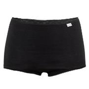 Damella Truser Classic Cotton Maxi Brief Svart bomull Medium Dame