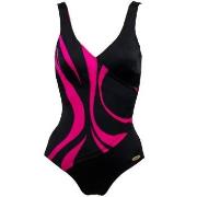 Damella Julia Basic Swimsuit Cerise 38 Dame