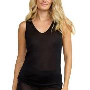 Damella Silk Tank Top Svart silke XX-Large Dame