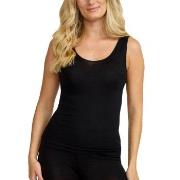 Damella Wool And Silk Tank Top Svart ull 44 Dame