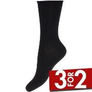 Decoy Strømper Bamboo Thin Socks Svart Strl 37/41 Dame