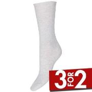 Decoy Strømper Thin Comfort Top Socks Lysgrå Strl 37/41 Dame