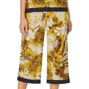 DKNY Rooftop Ready Wide Capri Pant Gul Mønster viskose Small Dame