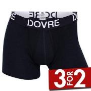 Dovre Wool Boxer With Fly Svart merinoull XX-Large Herre