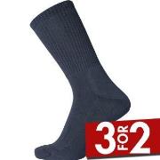 Egtved Strømper Cotton Terry Sole Sock Marine Str 45/48 Herre