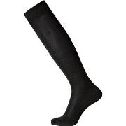 Egtved Strømper Mercerized Cotton Kneehigh Sock Svart mercanisert bomu...