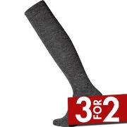 Egtved Strømper Wool Kneehigh Twin Sock Mørkgrå  Str 40/45 Herre