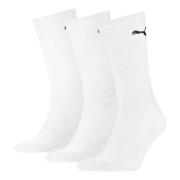 Puma Strømper 3P Sport Crew Socks Hvit Str 39/42