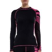 Salming Baselayer LS Tee Women Svart/Rosa polyester Medium Dame