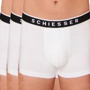 Schiesser 3P 95-5 Organic Cotton Rio Boxer Hvit X-Large Herre