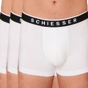 Schiesser 3P 95-5 Organic Cotton Rio Boxer Hvit XX-Large Herre