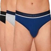 Schiesser 3P 95-5 Organic Cotton Rio Brief Blå/Grå bomull X-Large Herr...