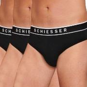 Schiesser 3P 95-5 Organic Cotton Rio Brief Helsvart bomull X-Large Her...