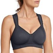 Schiesser BH Active Sport Medium Support Bra Antracit B 75 Dame