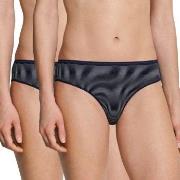 Schiesser Truser 2P Modal Essentials Tai Briefs Mørkblå 36 Dame