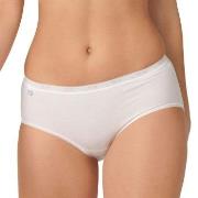 Sloggi Truser 3P Basic  Midi Hvit bomull 50 Dame